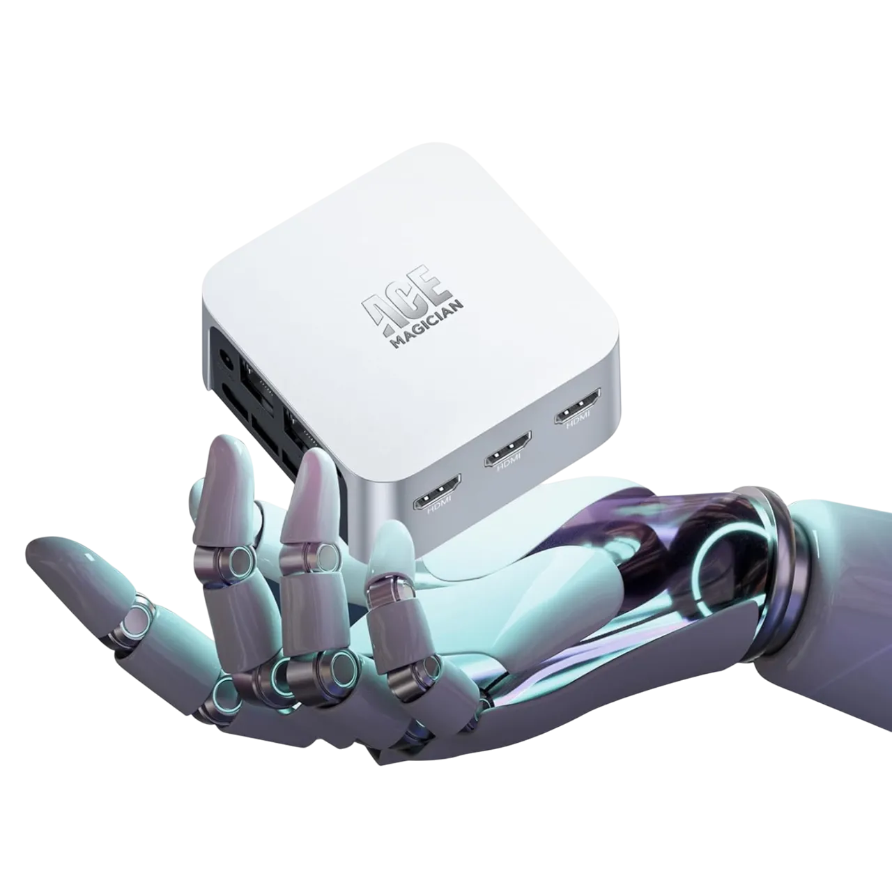 ACEMAGICIAN Mini PC thiết kế nhỏ gọn, hiện đại, phù hợp mọi không gian làm việc.