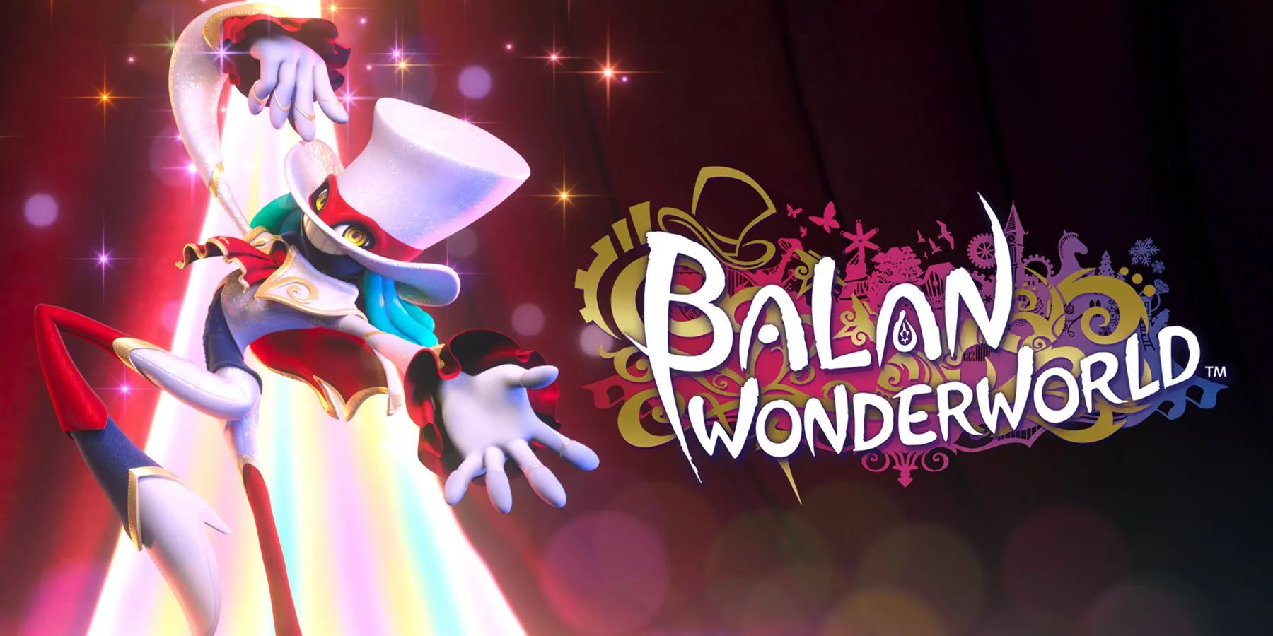 Ảnh bìa chính của Balan Wonderworld, thể hiện phong cách nghệ thuật độc đáo của game.