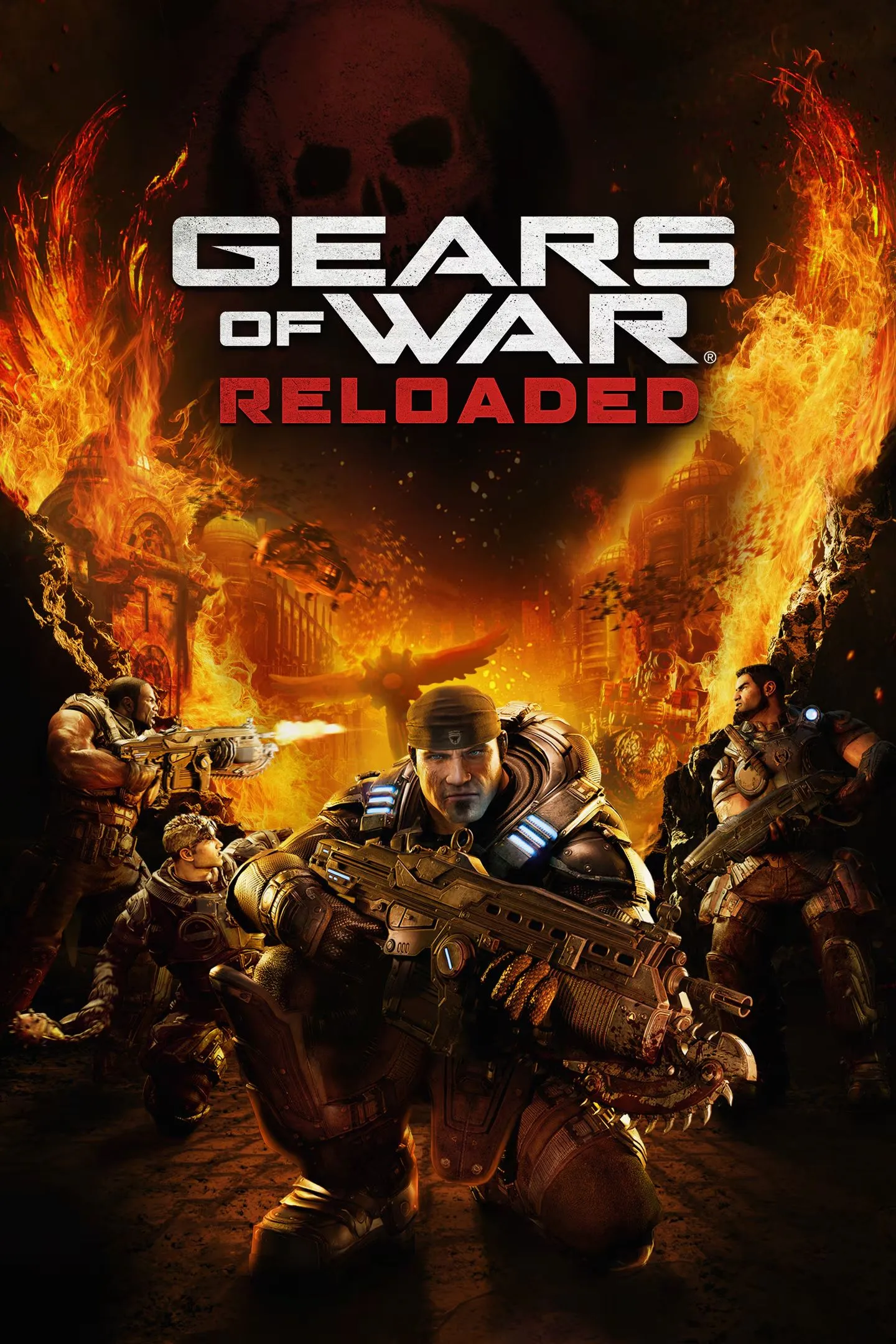 Ảnh bìa của Gears of War Reloaded, đại diện cho tuyển tập các game Gears of War cũ trên Xbox 360