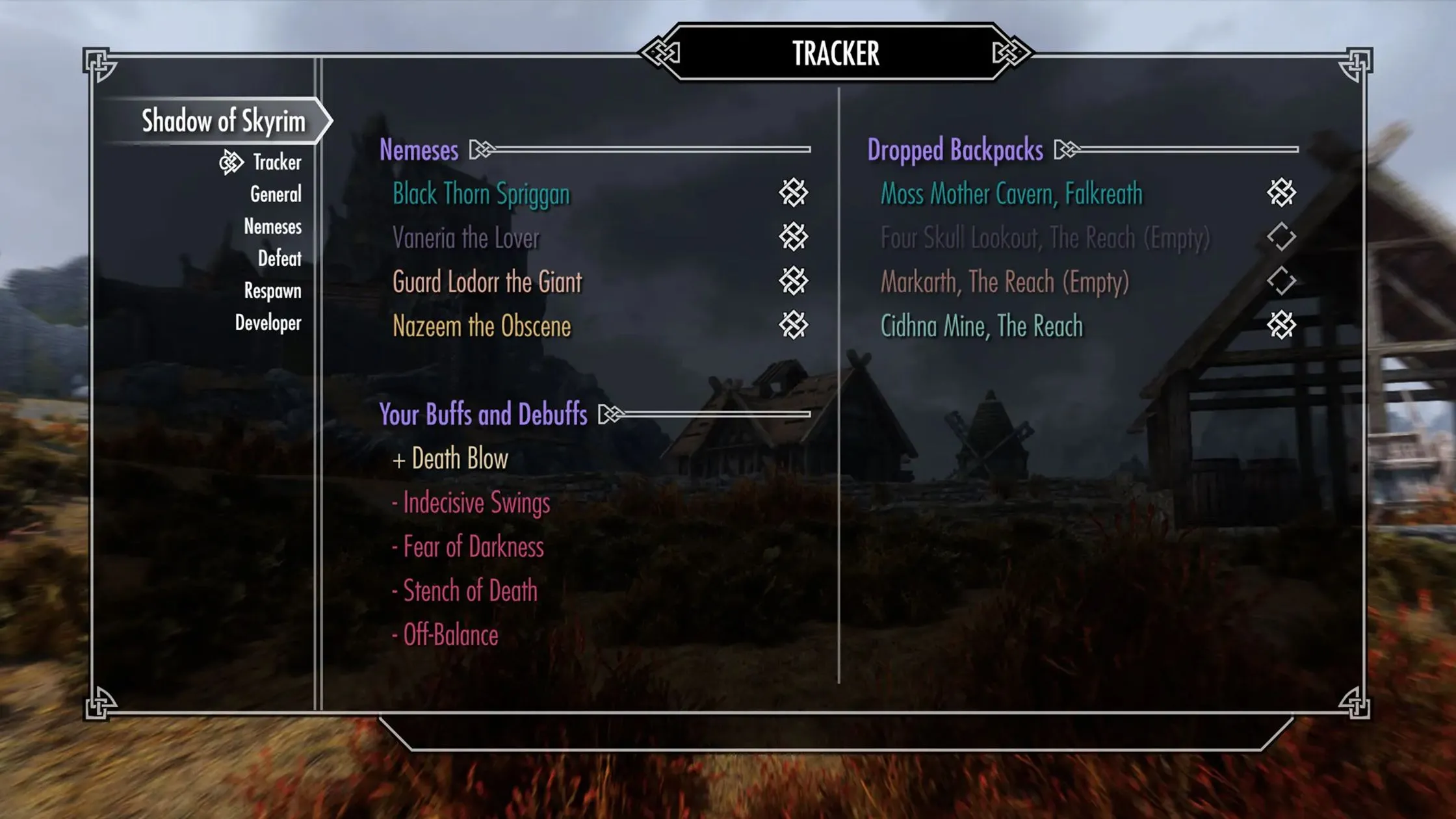 Ảnh chụp màn hình Shadow of Skyrim mod: Kẻ thù của Dragonborn sẽ trở nên mạnh hơn