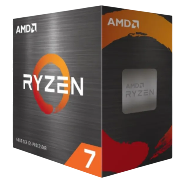 Ảnh hiển thị trong suốt của chip AMD Ryzen 7 5800XT