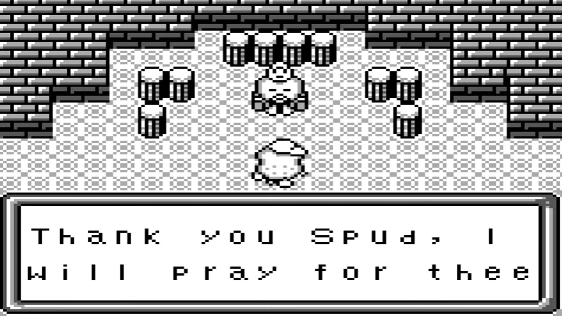 Ảnh minh họa gameplay Spud's Adventure, tựa game phiêu lưu hành động RPG trên Game Boy