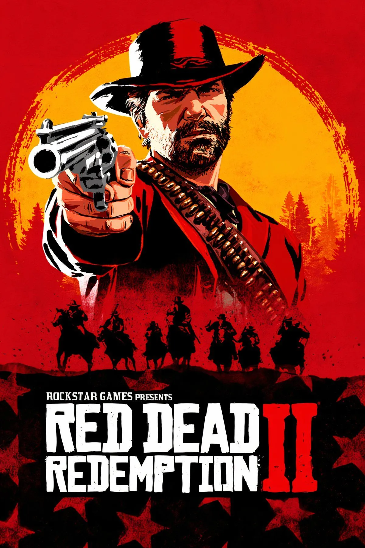 Arthur Morgan cưỡi ngựa trong thế giới mở rộng lớn của Red Dead Redemption 2, tái hiện khung cảnh miền Viễn Tây hoang dã.