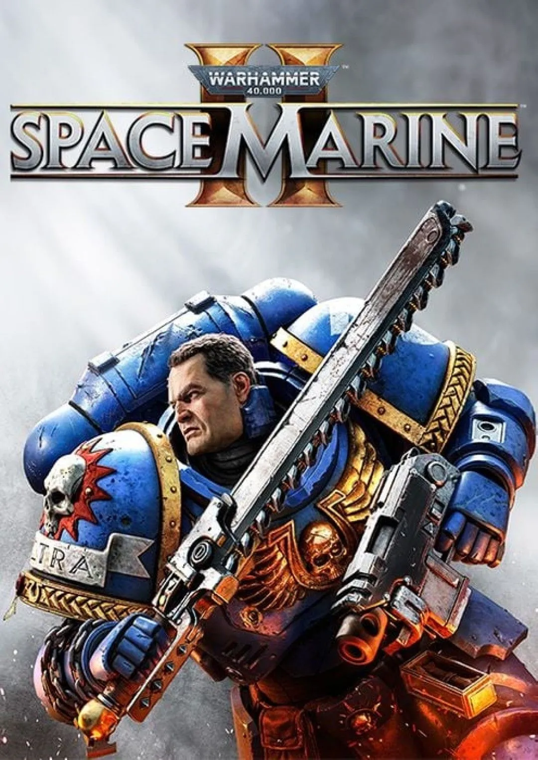 Artwork của Warhammer 40,000: Space Marine 2 với nhân vật chính dũng mãnh