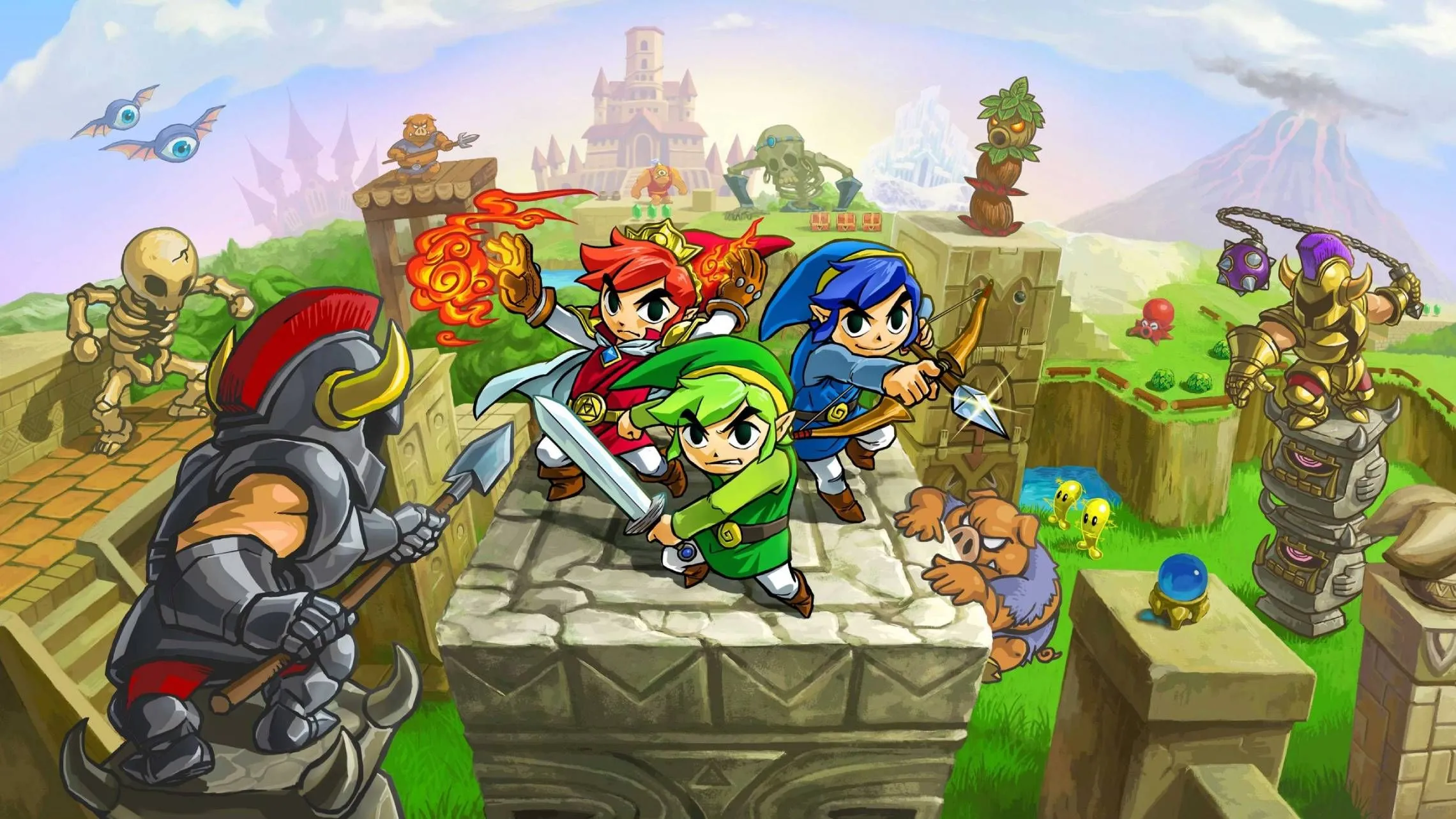 Ba Link cùng chiến đấu trong Tri Force Heroes