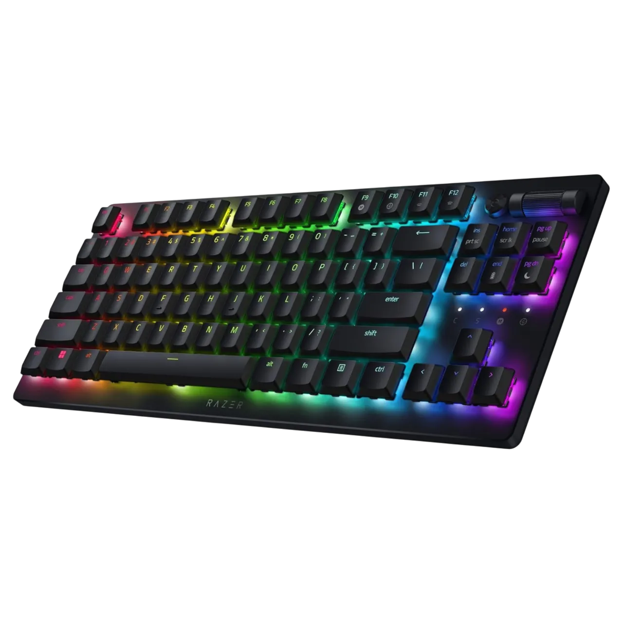 Bàn phím Razer DeathStalker V2 Pro TKL với thiết kế low-profile và đèn RGB