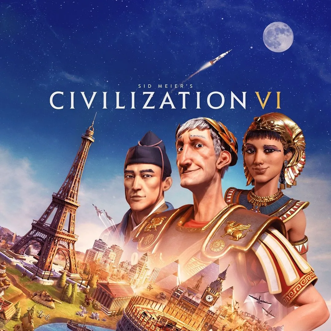 Bìa game Sid Meier's Civilization VI, biểu tượng cho tính giải trí của series