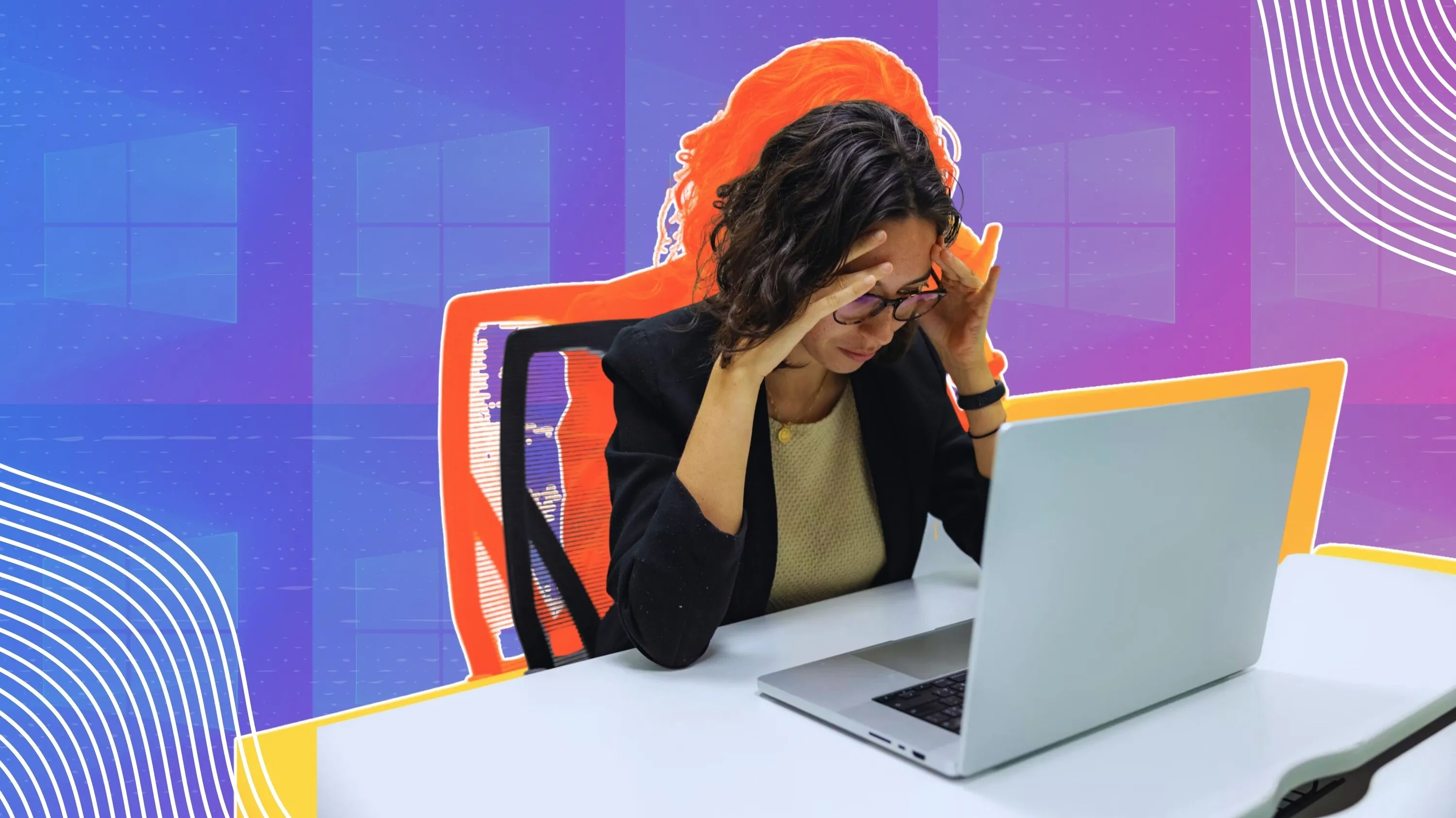 Biểu tượng người dùng phản ứng với cập nhật Windows, gợi nhớ thách thức quản lý IT