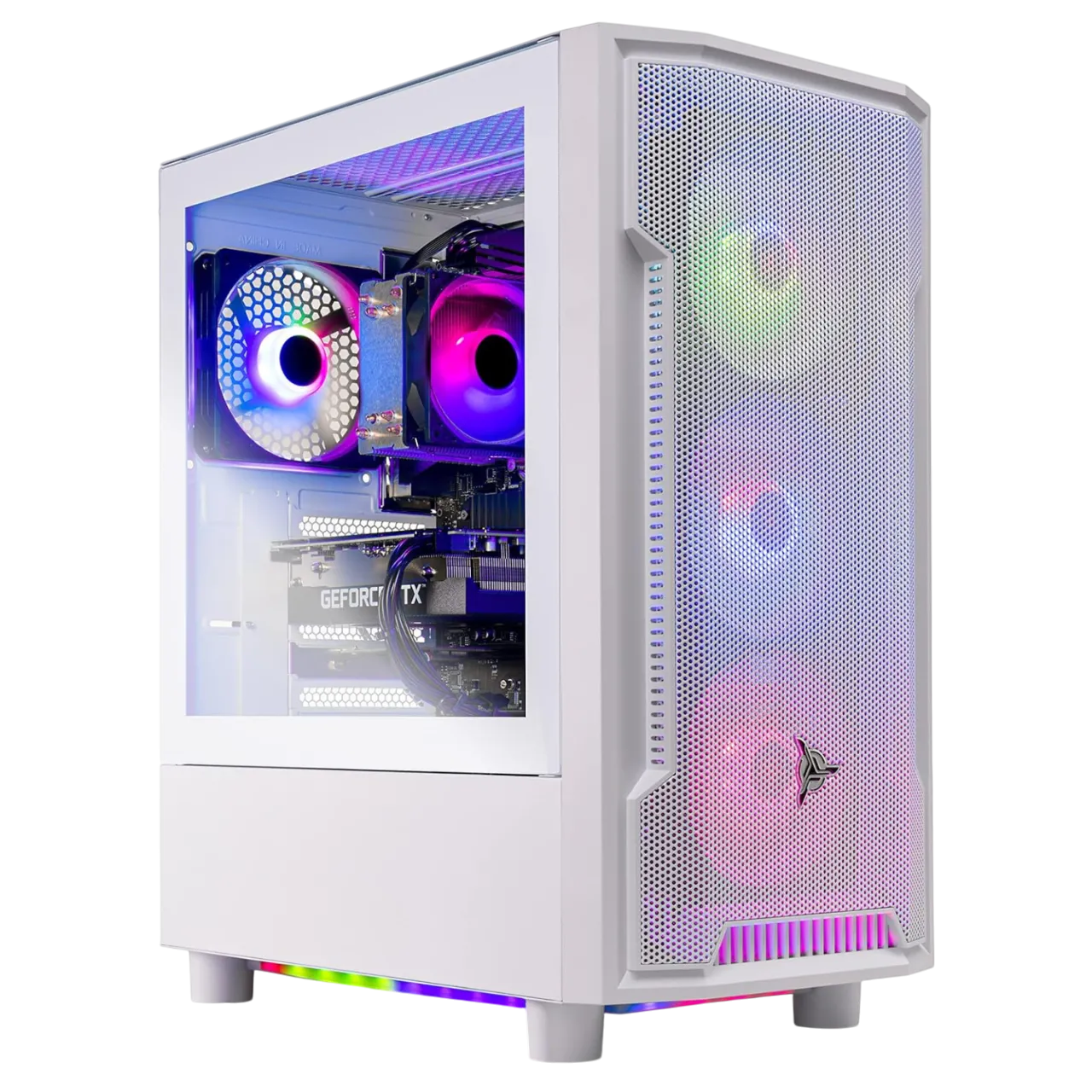 Bộ PC Gaming Skytech Archangel nổi bật với thiết kế hiện đại và đèn LED RGB