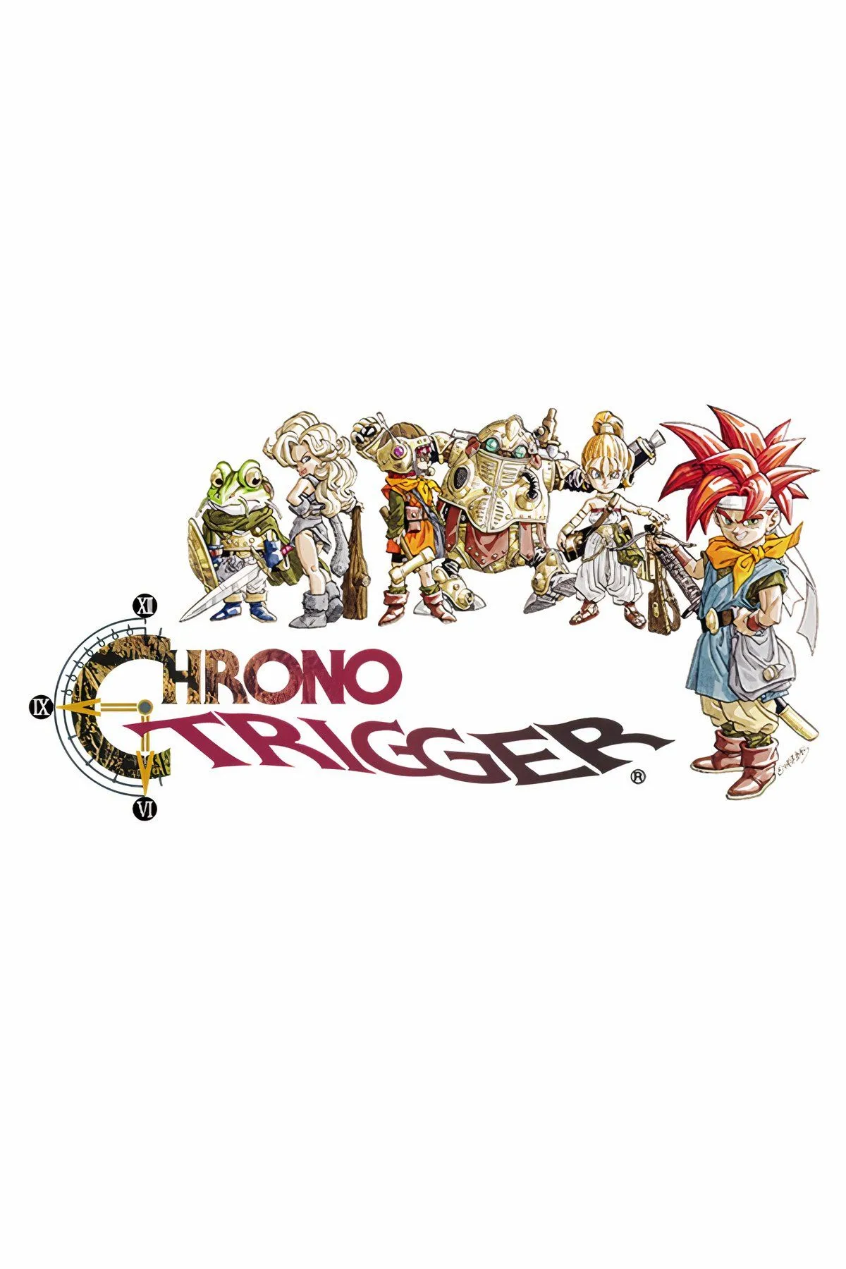 Các nhân vật Chrono, Marle, Lucca trong phân cảnh du hành thời gian của game Chrono Trigger trên SNES