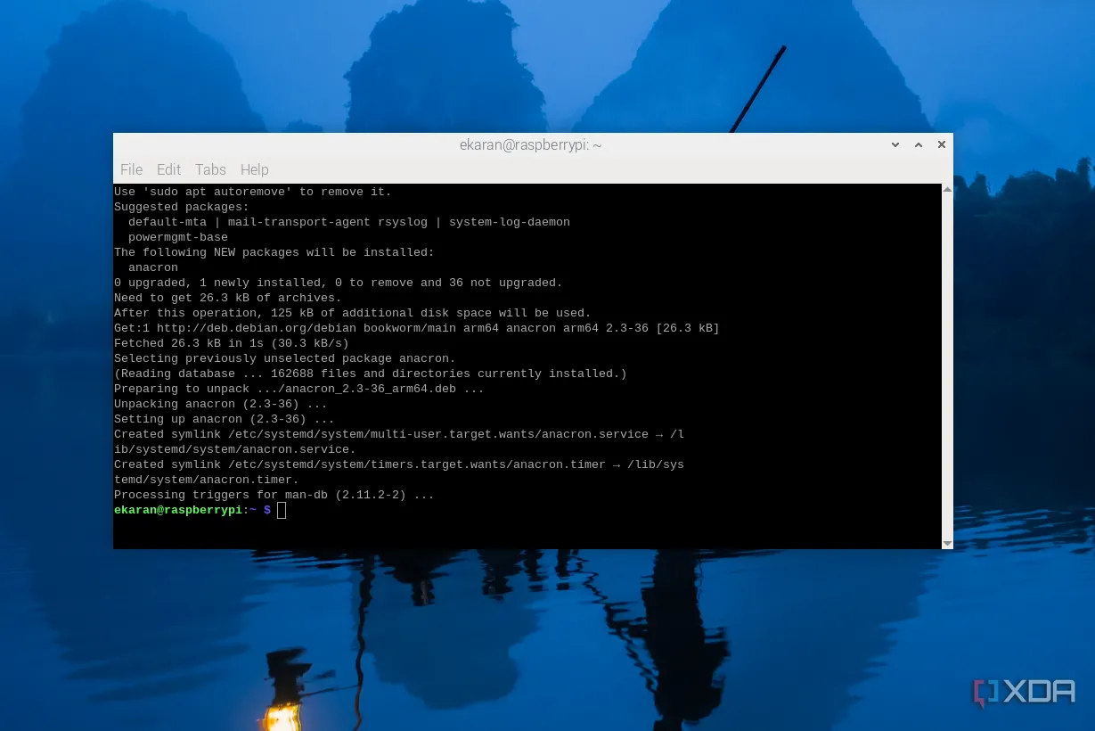 Cài đặt Anacron trên Raspberry Pi