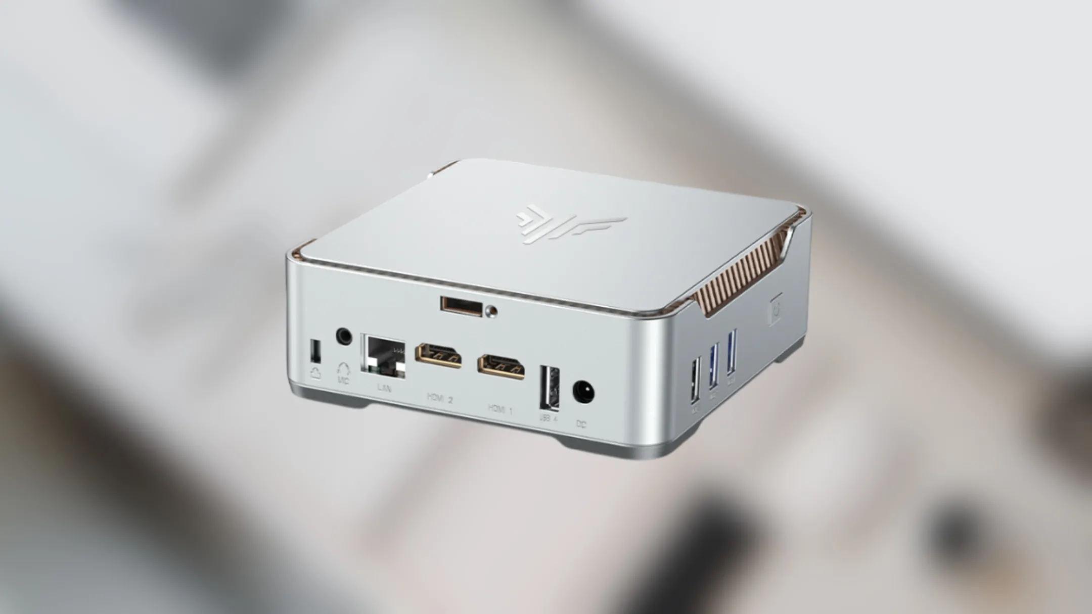 Cận cảnh các cổng kết nối đa dạng trên Mini PC Kamrui GK3Plus
