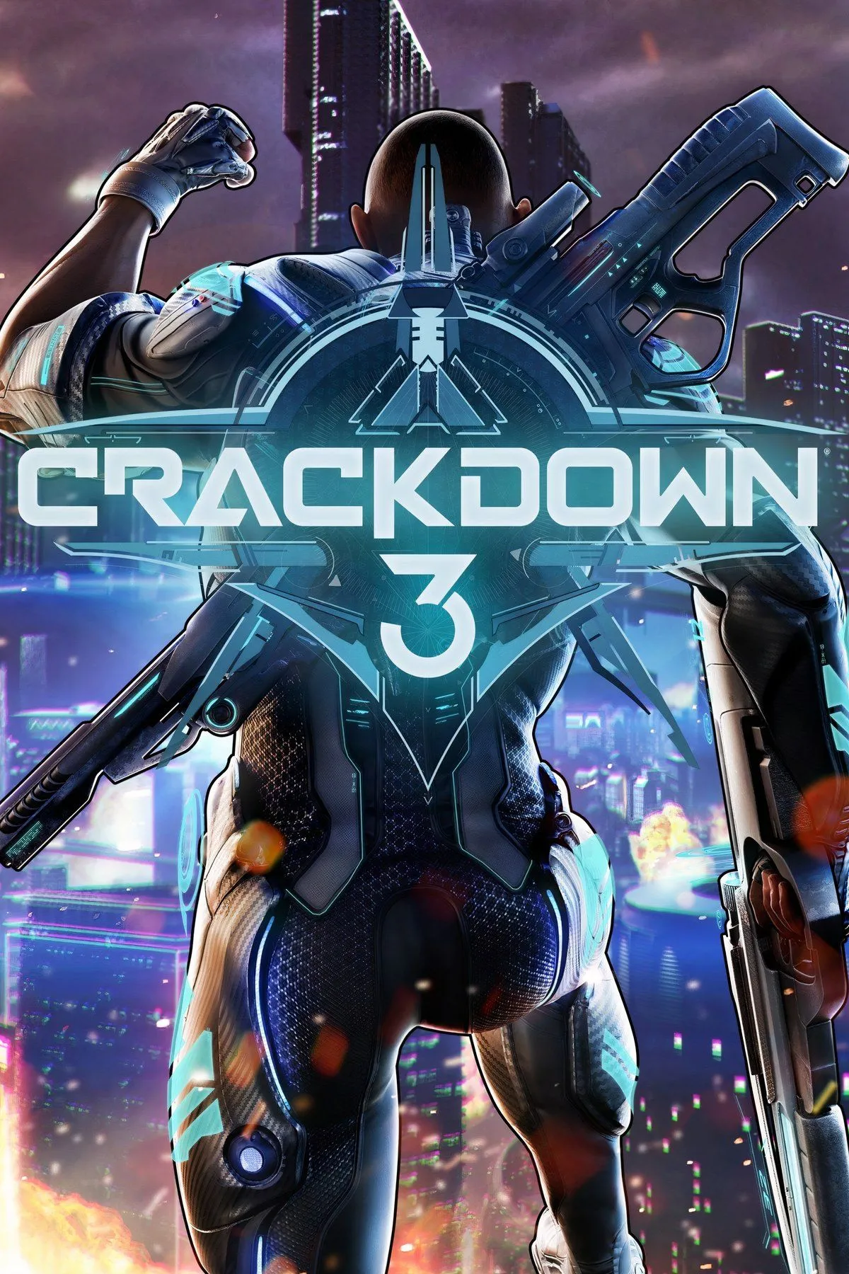Cảnh phá hủy môi trường trong Crackdown 3 với yếu tố hành động