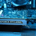 Card đồ họa Nvidia GeForce RTX 4060 Ti bên trong PC gaming Lenovo Legion