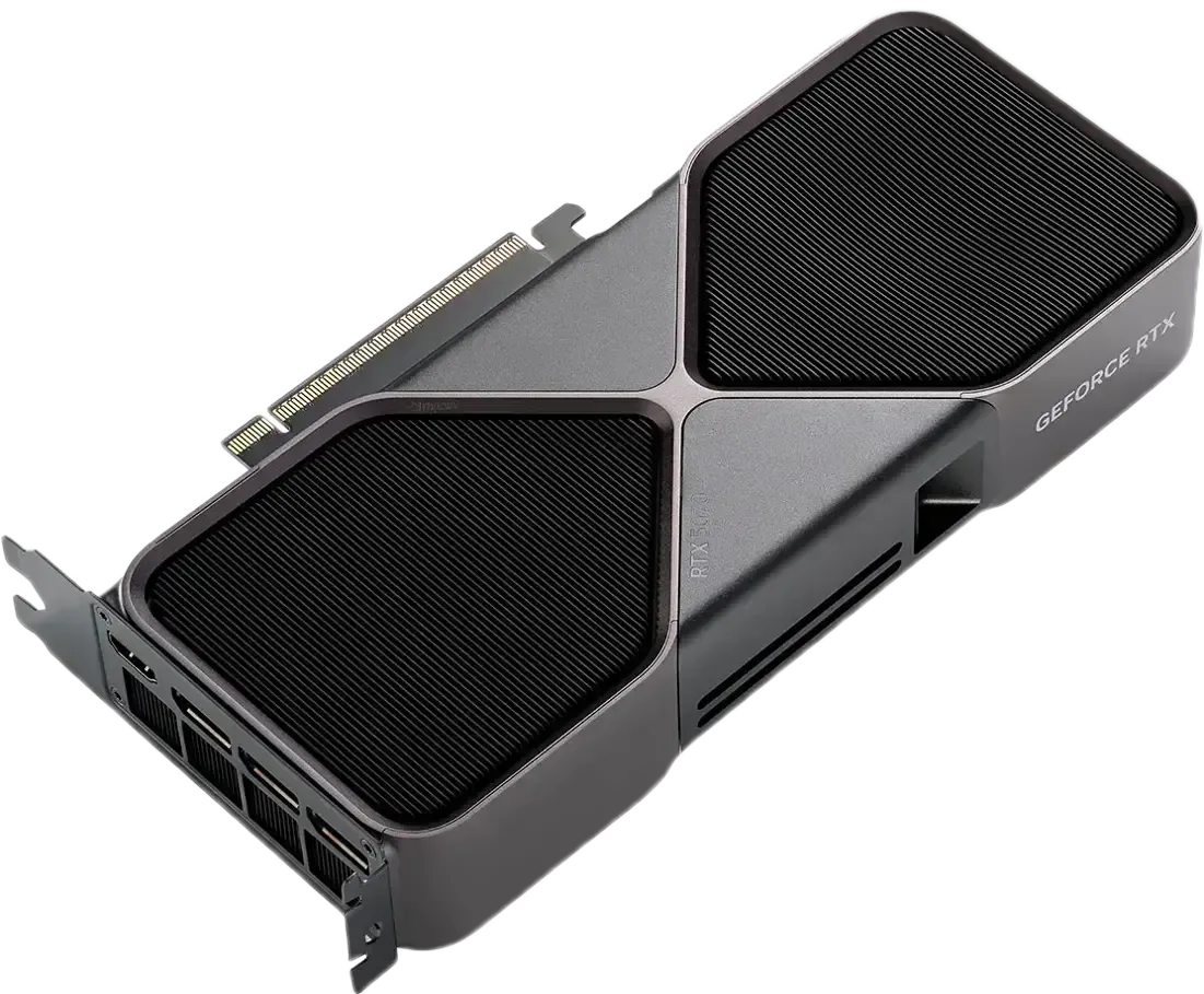 Card đồ họa Nvidia RTX 5070 Founder's Edition với thiết kế tản nhiệt kép và giao diện PCIe 5.0 x16