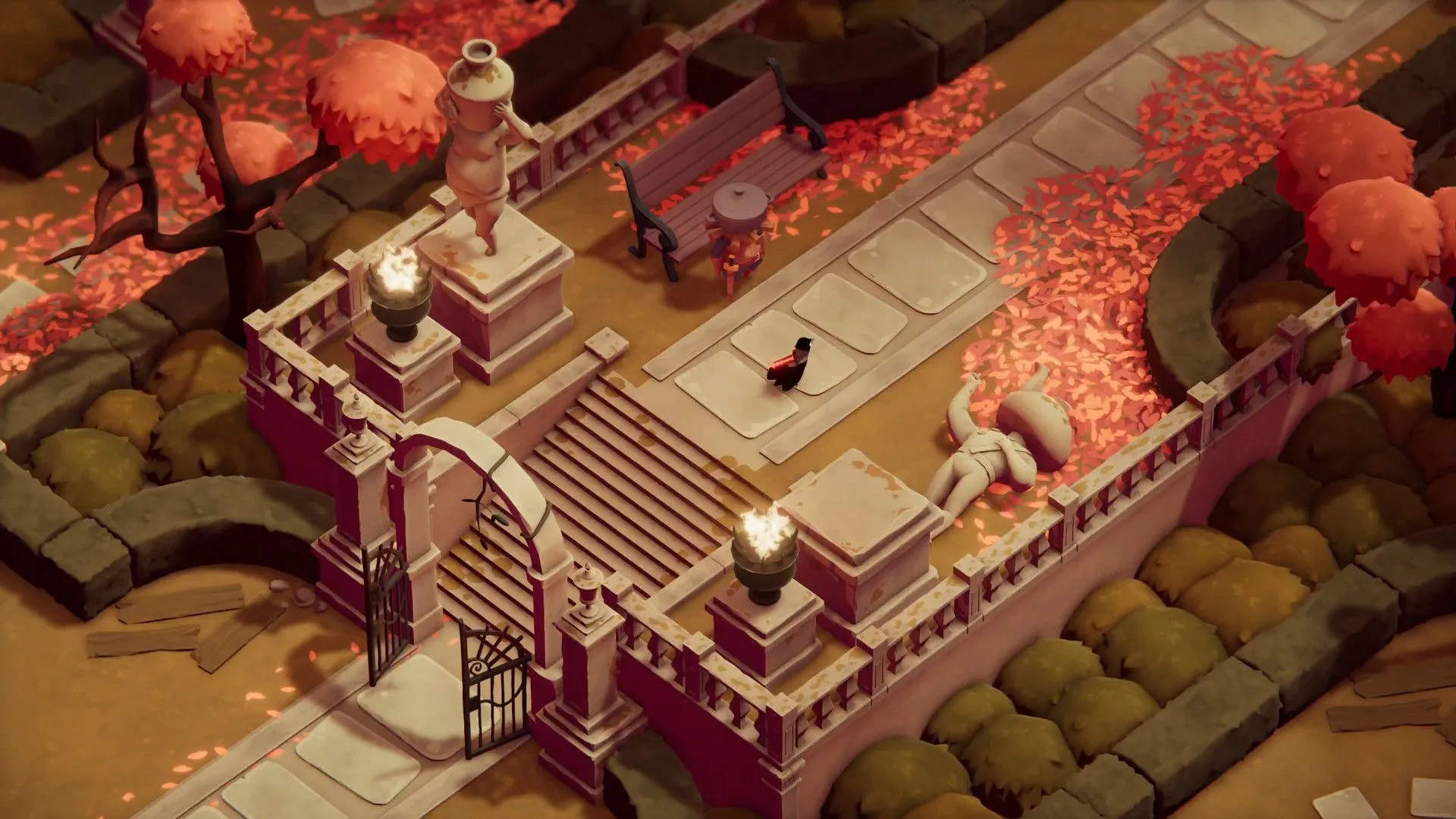 Chim thần Death đứng trước một khu vực mới đầy bí ẩn trong Death's Door, gợi mở yếu tố khám phá phiêu lưu