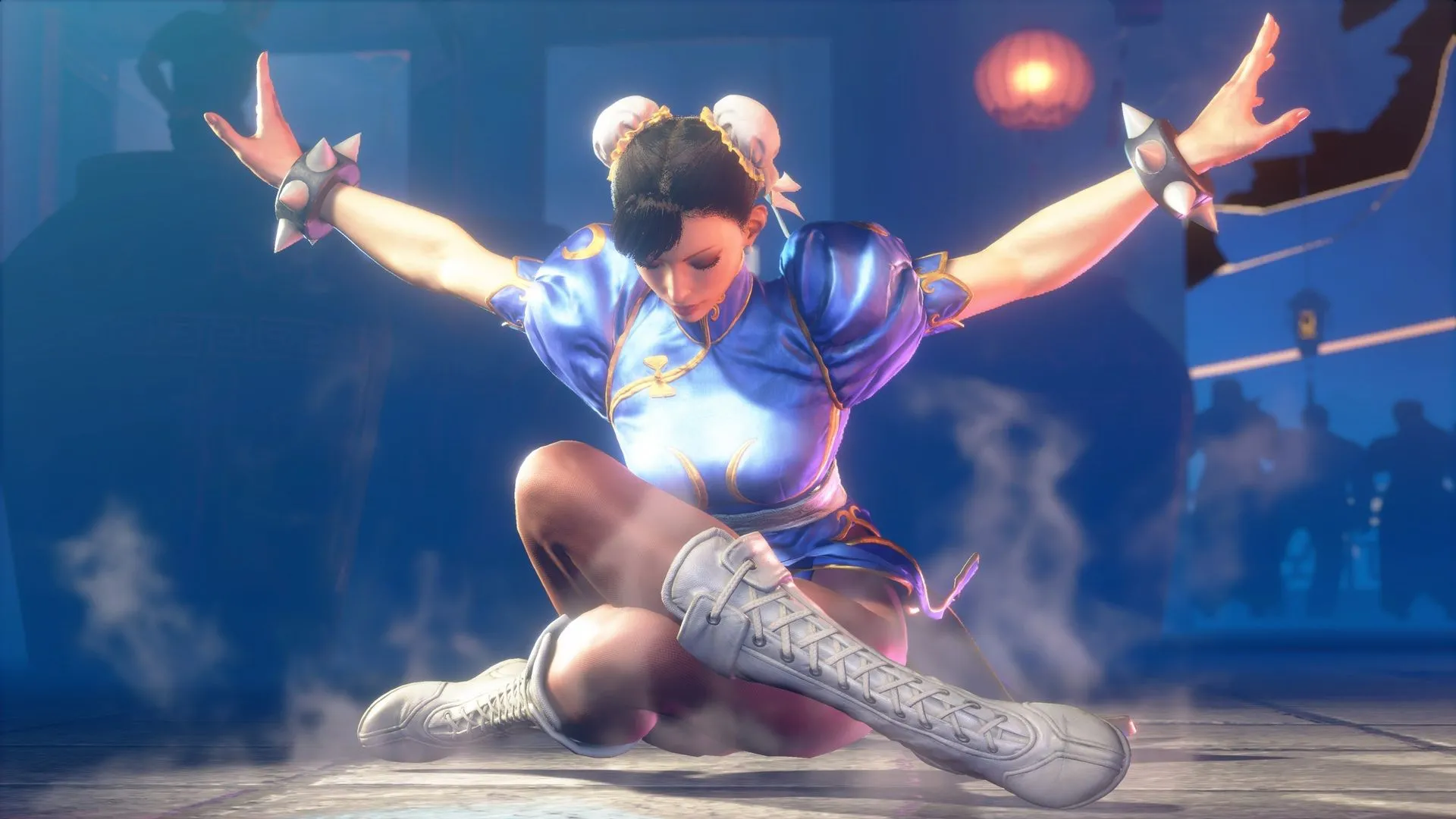 Chun-Li trong game Street Fighter 6 với trang phục truyền thống