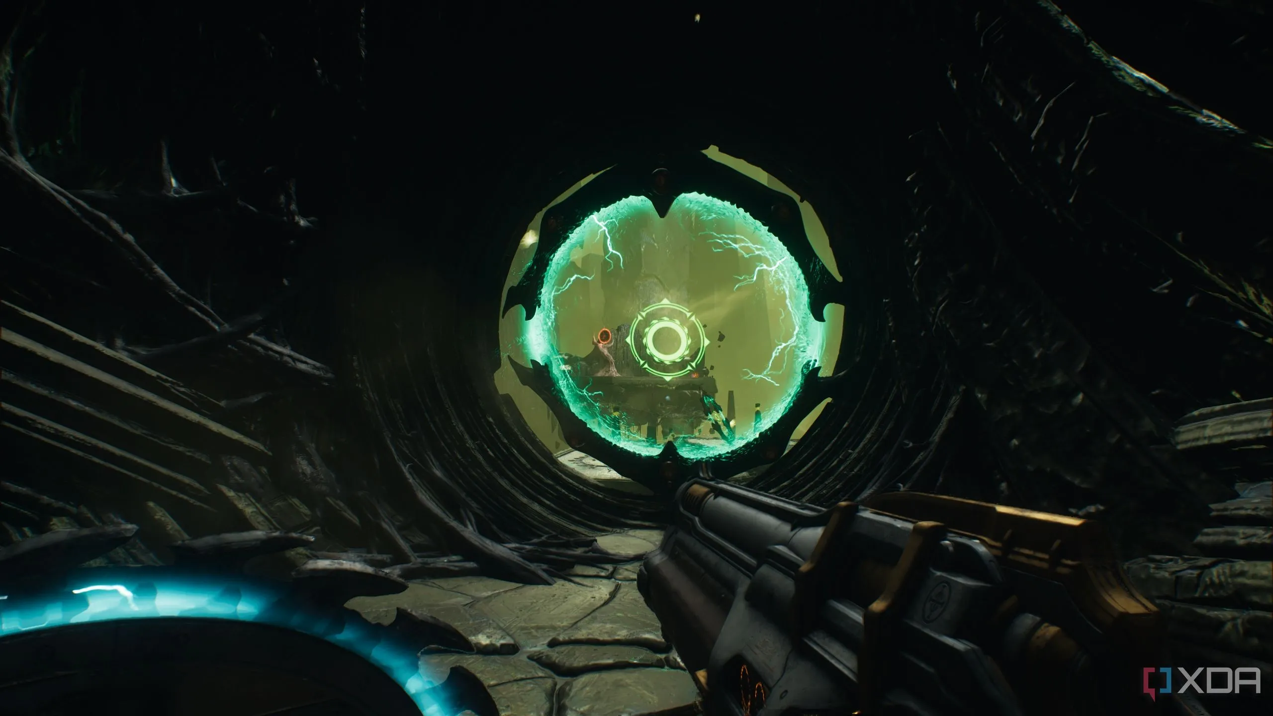 Cổng Shield bí mật dẫn đến khu vực bí mật 9 trong Doom The Dark Ages