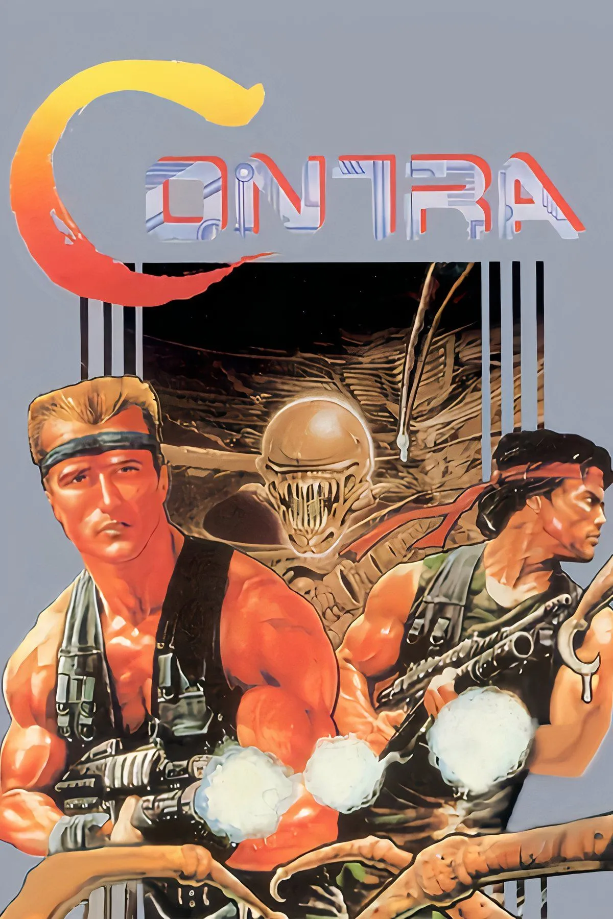 Contra - Tổng hợp cảnh chơi game bắn súng hành động đầy kịch tính