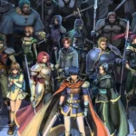 Dàn nhân vật chính trong Fire Emblem: Path of Radiance, một trong những tựa game GameCube RTS được yêu thích