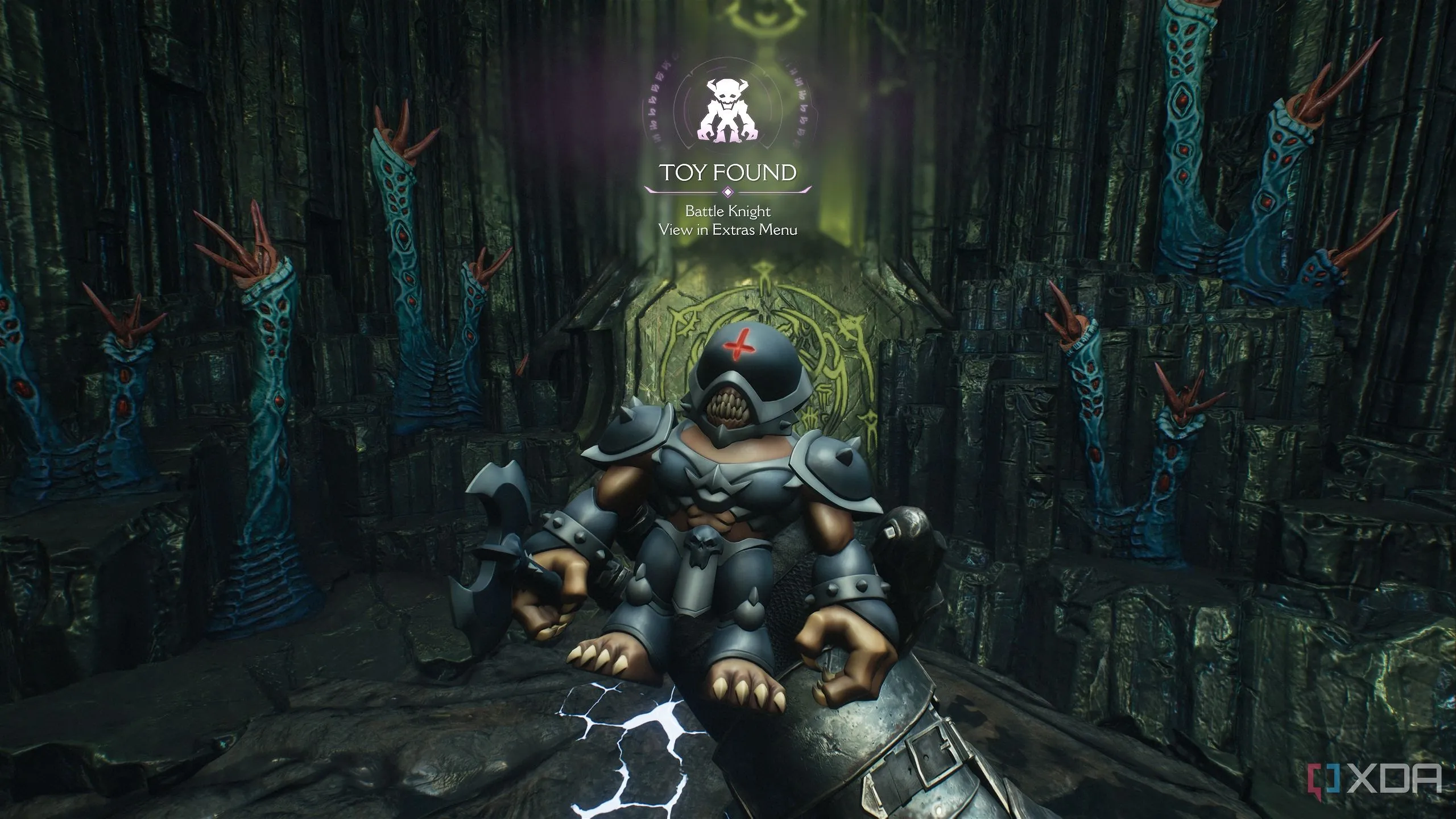 Đồ chơi Battleknight một vật phẩm sưu tầm độc đáo trong Chương 16 Doom The Dark Ages