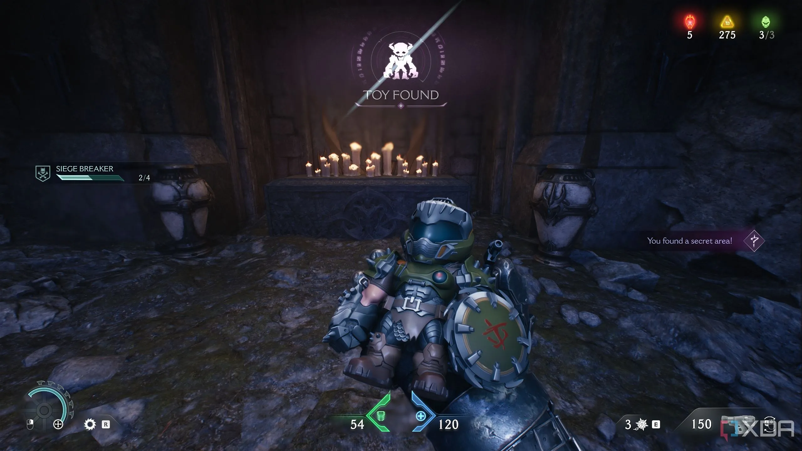 Đồ chơi sưu tầm Doom Slayer trong Doom The Dark Ages