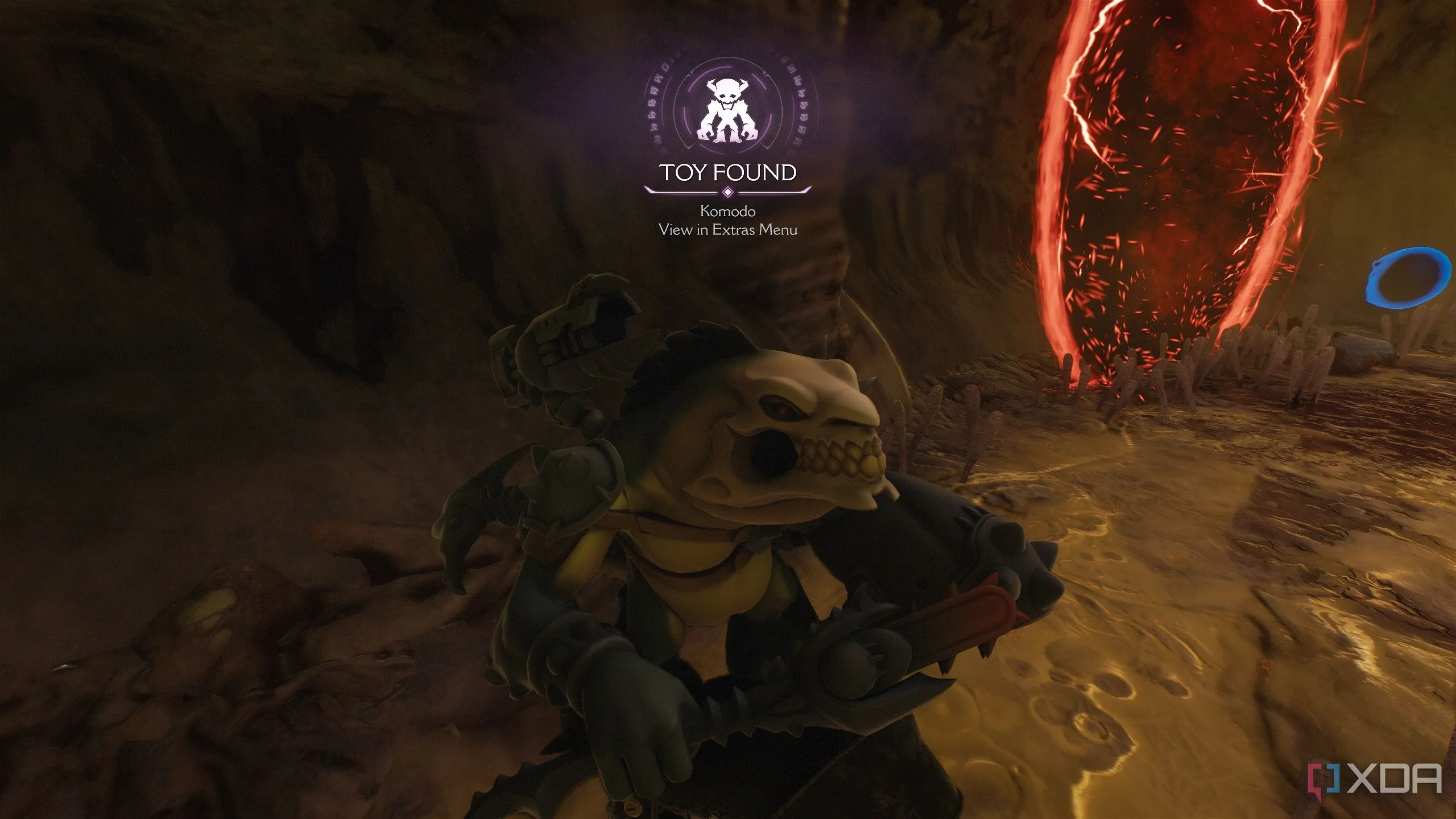 Đồ chơi sưu tầm Komodo trong Doom The Dark Ages Chương 18