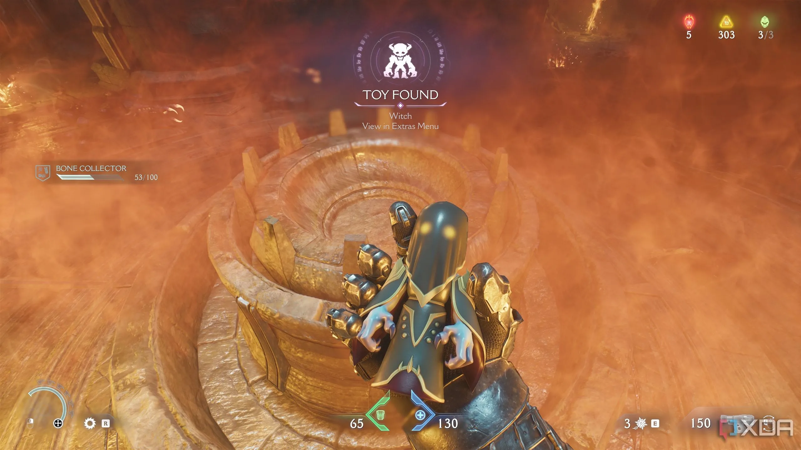 Đồ chơi Witch collectible, vật phẩm bí mật trong Doom: The Dark Ages.