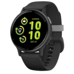 Đồng hồ thông minh Garmin Vivoactive 5 màu đen với màn hình hiển thị chính xác