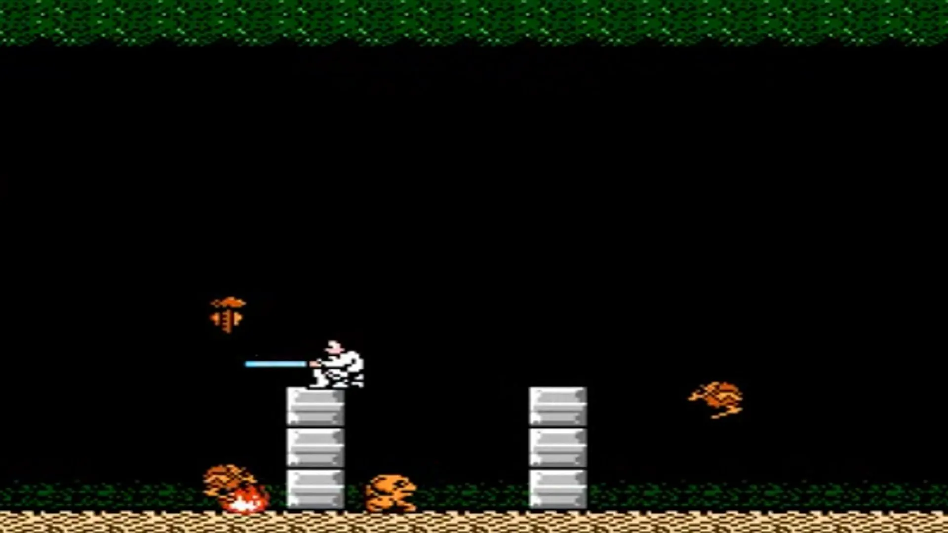 Giao diện game Star Wars trên NES