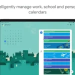 Giao diện Google Calendar trên iPad hiển thị lịch và các tác vụ Google Tasks đã đồng bộ.