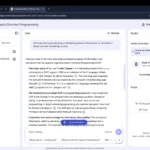 Giao diện Google NotebookLM hiển thị kết quả tìm kiếm thông tin nổi bật từ tài liệu đã tải lên, minh họa khả năng khai thác insight nhanh chóng.
