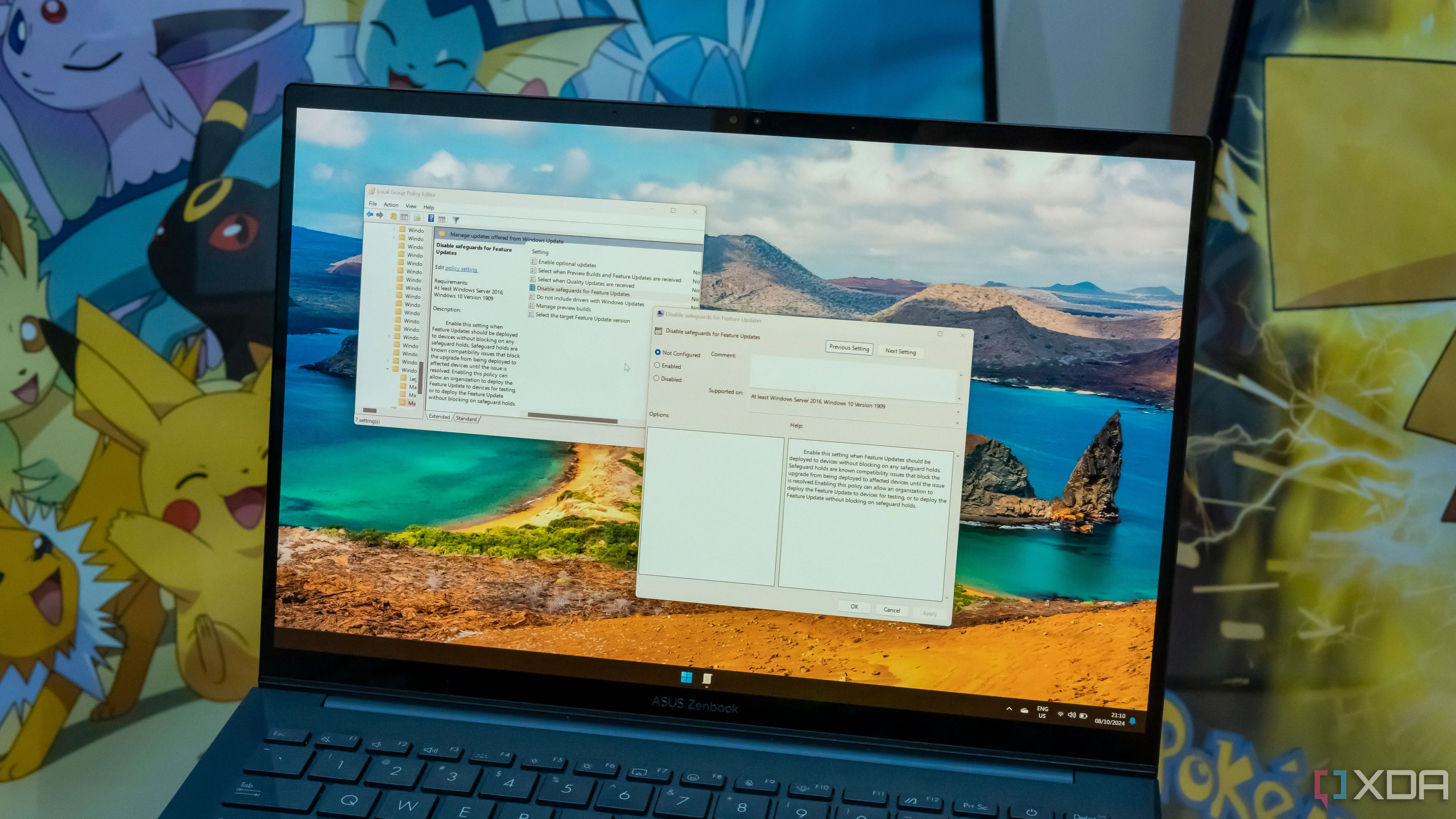 Giao diện Group Policy Editor trên Windows 11, công cụ quản lý chính sách hệ thống Windows Server.