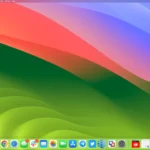 Giao diện macOS với Dock chứa nhiều biểu tượng ứng dụng được ghim và đang chạy