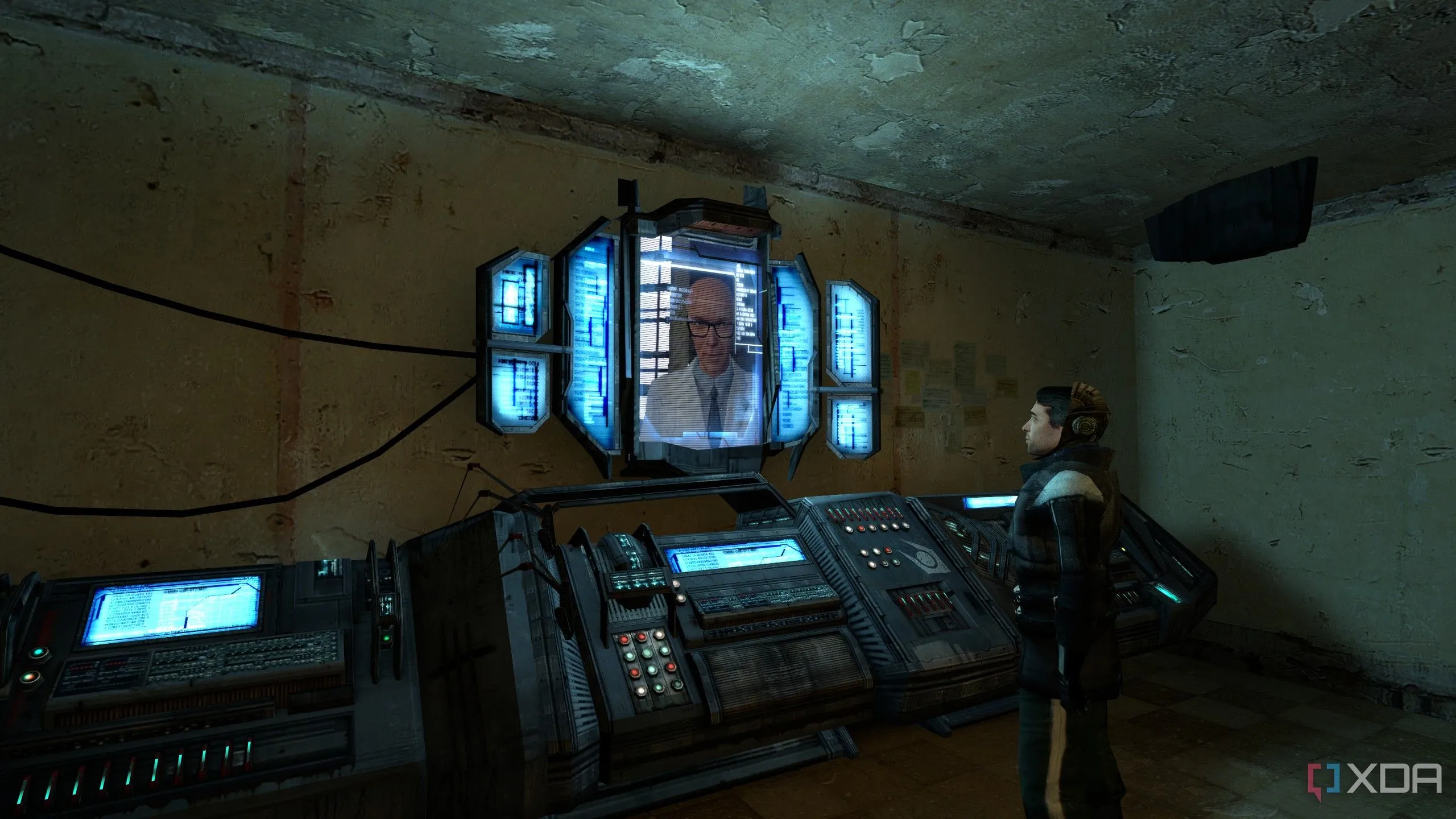 Giao diện mở đầu của Half-Life 2, kiệt tác game FPS năm 2004.