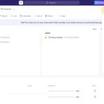 Giao diện người dùng ClickUp với các biểu tượng hiện đại và bố cục gọn gàng, so sánh với OneNote và Notion.