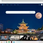 Giao diện tìm kiếm Bing hiển thị trên trình duyệt Microsoft Edge, minh họa việc Bing đang cạnh tranh thị phần với Google.