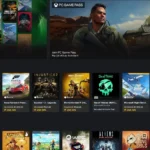 Giao diện ứng dụng Xbox hiển thị kho game đa dạng, minh họa giá trị của các dịch vụ đăng ký game.