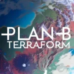 Giao diện xây dựng và terraforming hành tinh trong game Plan B: Terraform