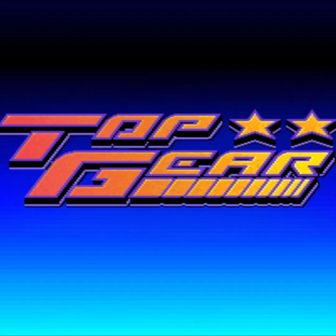 Góc nhìn buồng lái khi đua tốc độ cao trong Top Gear SNES
