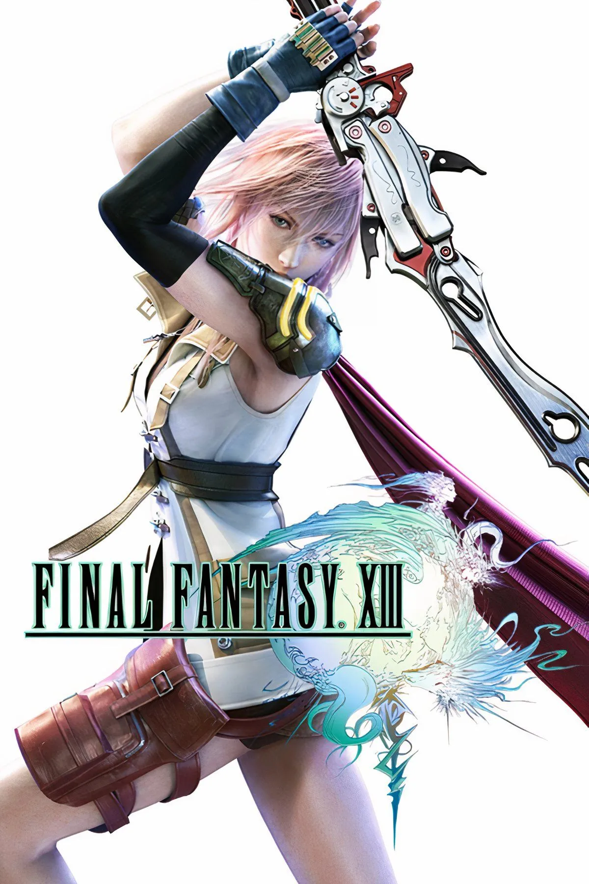 Hình ảnh các nhân vật chính trong Final Fantasy XIII, bao gồm Lightning và Snow, thể hiện phong cách JRPG đặc trưng.