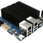 Hình ảnh cận cảnh bo mạch chủ ODROID-H4 Ultra, một lựa chọn mạnh mẽ cho dự án console giả lập DIY Playnix.