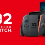 Hình ảnh concept Nintendo Switch 2 với logo, minh họa thiết bị chơi game mới nhất của Nintendo