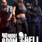 Hình ảnh gameplay trong game sinh tồn kinh dị No More Room in Hell với người chơi chống lại zombie trong bối cảnh u ám.