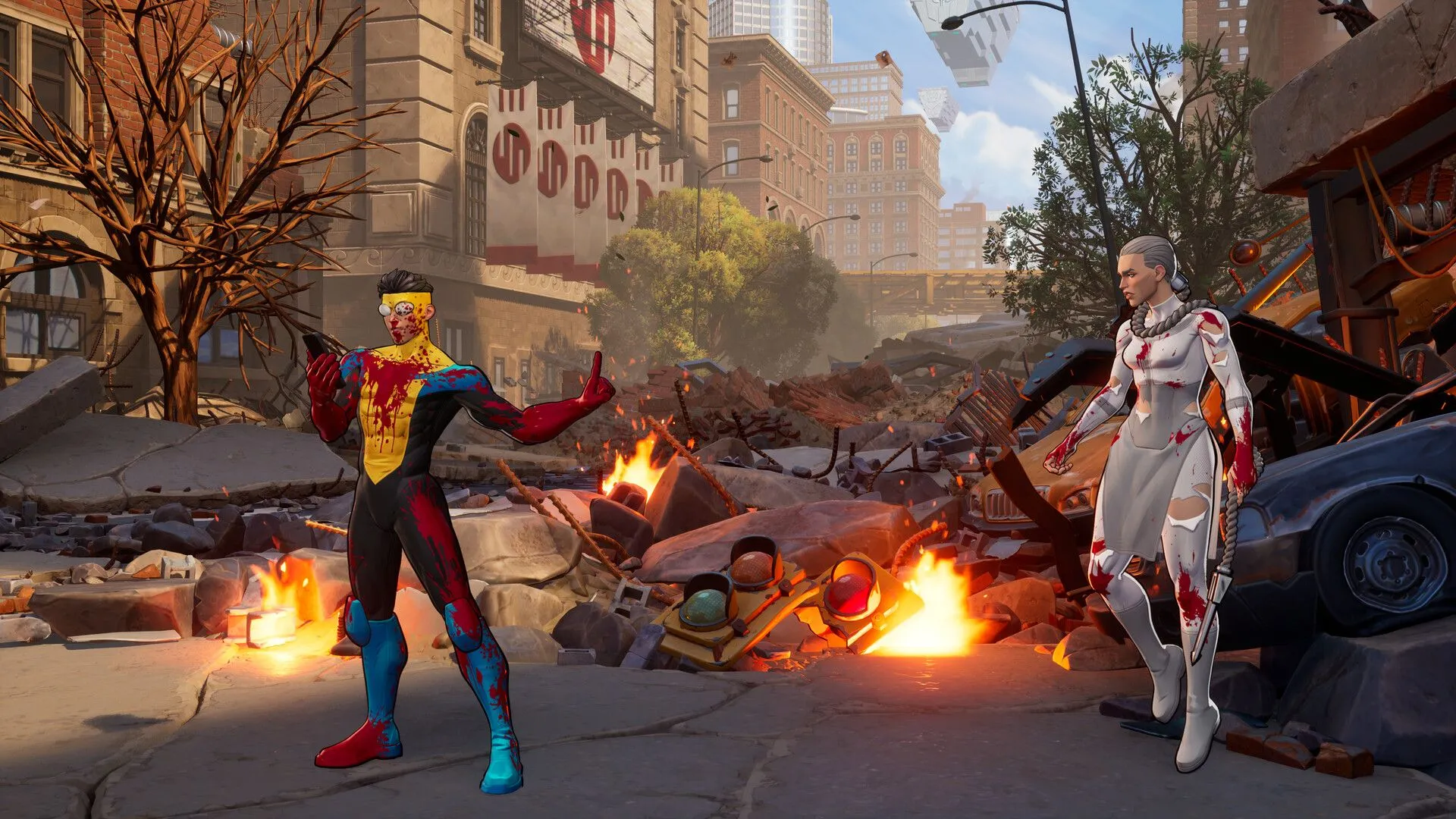 Hình ảnh gameplay từ Invincible VS, tựa game đối kháng 3v3 đầy hứa hẹn cho fan truyện tranh