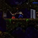 Hình ảnh lối chơi Blackthorne trên Sega 32X với đồ họa đặc trưng