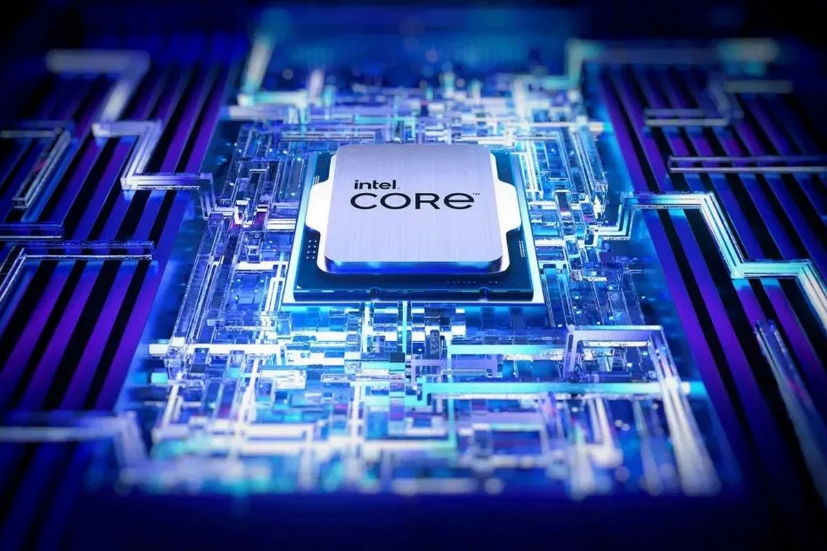 Hình ảnh minh họa bộ vi xử lý Intel Core trên bo mạch chủ, biểu trưng cho khả năng tối ưu bằng CPU Lite Load