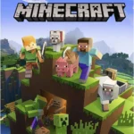 Hình ảnh minh họa game Minecraft với phong cách khối lập phương đặc trưng và thế giới mở rộng lớn