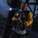 Hình ảnh minh họa một nhân vật trong thế giới Grand Theft Auto, liên quan đến thông báo ngày phát hành GTA 6