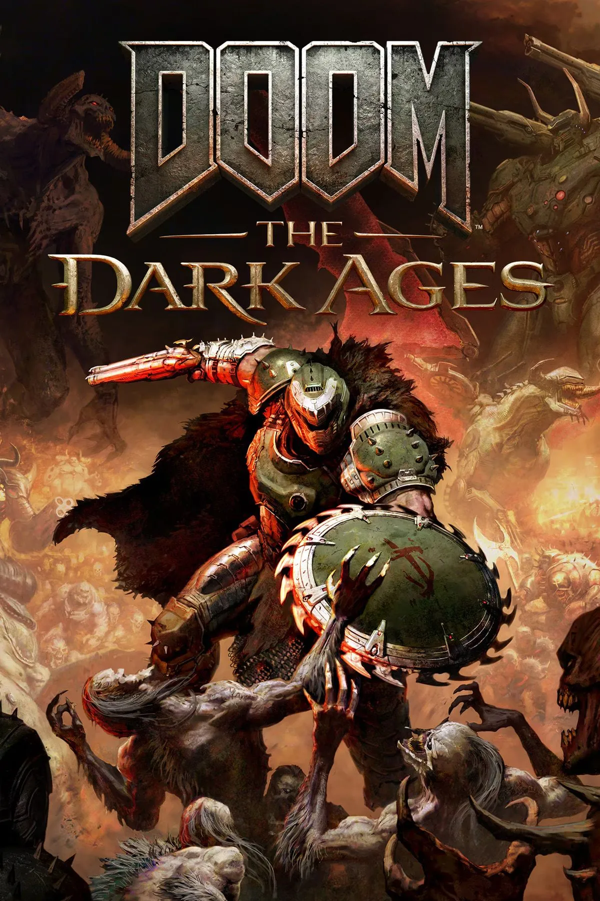 Hình ảnh nghệ thuật của Doom The Dark Ages, tựa game giờ đây được hỗ trợ Path Tracing và Ray Reconstruction DLSS